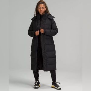 Lululemon Wunder Puff Long Jacket Woman’s Color Black - Size 0